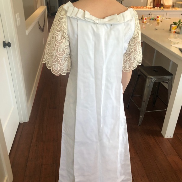 Vintage Alfred Angelo linen wedding dress - Picture 3 of 5